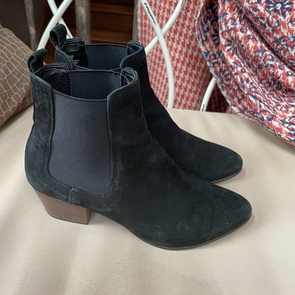 Sam Edelman Reesa Suede Boots in Black Size 6 - Picture 5 of 6
